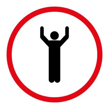 Hands up icon Stock Illustration