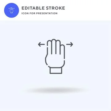 Hands icon vector, filled flat sign, solid pictogram isolated on white, logo  Stockillustratie