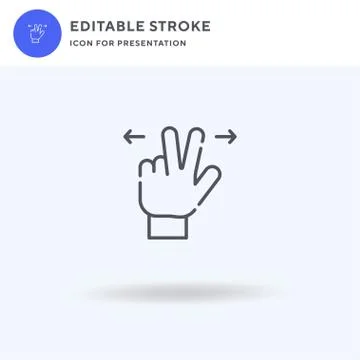 Hands icon vector, filled flat sign, solid pictogram isolated on white, logo  Stockillustratie