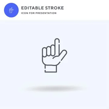 Hands icon vector, filled flat sign, solid pictogram isolated on white, logo  Stockillustratie