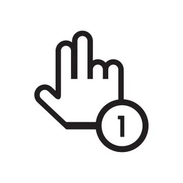 Hands Icons Illustrazione stock