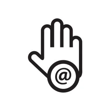Hands Icons Stock Illustration