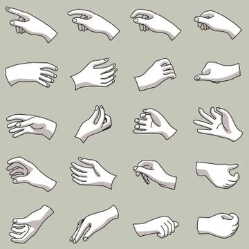 Hands Stock Illustration