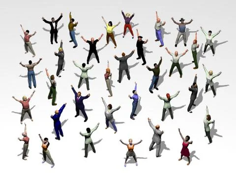 Hands up 스톡 일러스트