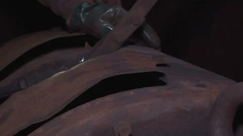 Hands includes a mechanism Stock Footage 58031200