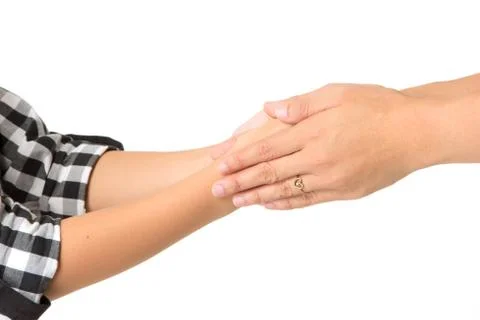 Hands of islamic boys Stock Photos