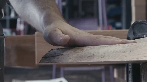 Hands a joiner and joiner's tools work. Carpenter 스톡 동영상 72730279