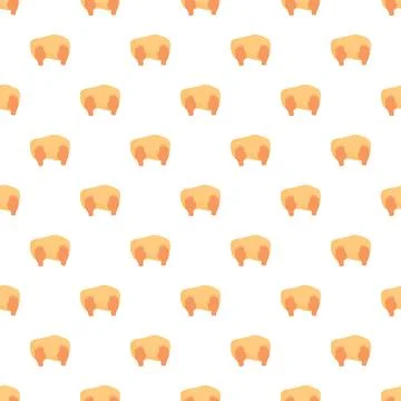 Hands kneading dough background pattern for baking Illustrazione stock