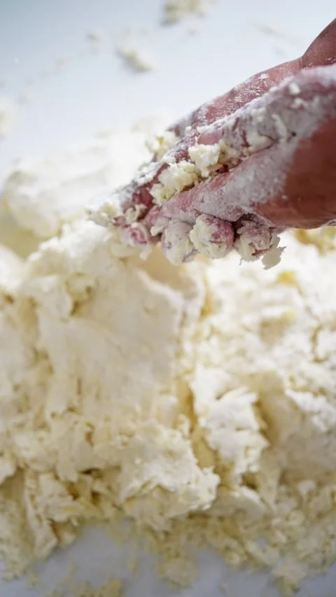 Hands Kneading Dough Essential Culinary Techniques in Action for Delicious Stock Footage 314619084