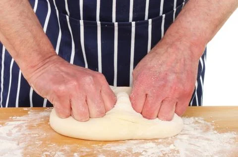 Hands kneading Stock Photos
