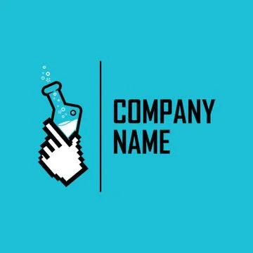 Hands Lab Stock Illustration