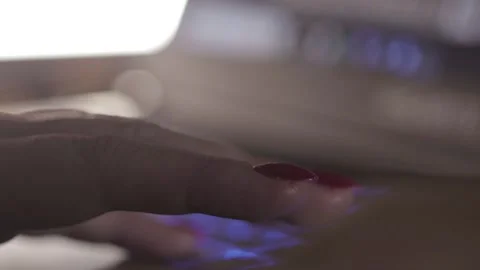 Hands on laptop keyboard Stock Footage 274976188