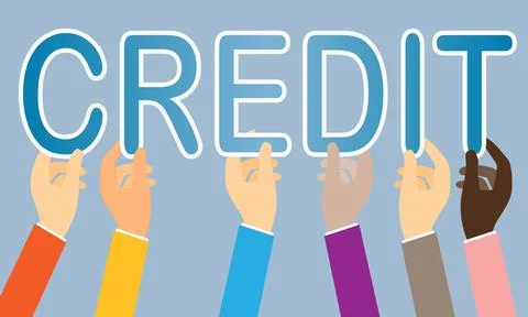 Hands with letters Stock Illustration