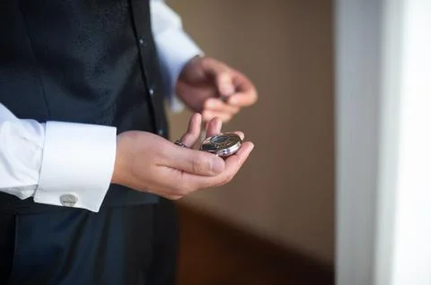 Hands link with feeling Stock Photos