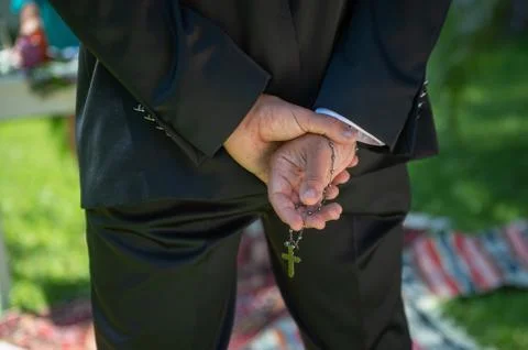 Hands link with feeling Stock Photos