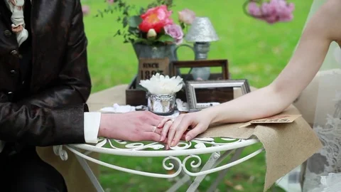 Hands love pair romantic Stock Footage 71386765