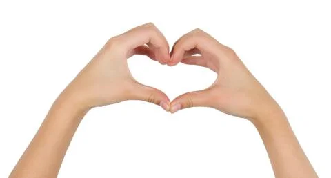 Hands of love Stock Photos