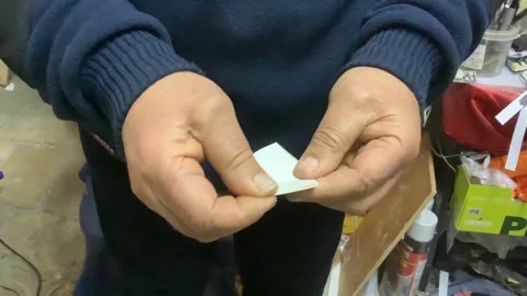 Hands makes a mouth Stock Footage 256221559