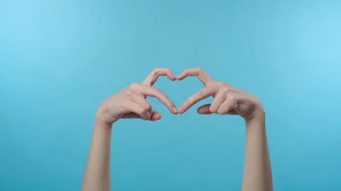 Hands making heart shape gesture Stock Footage 171910327