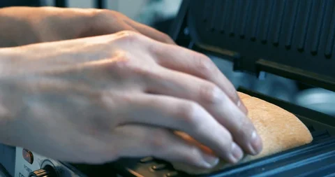 Hands making a sandwich Stock Footage 109001155