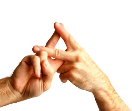Hands of a man Stock Photos
