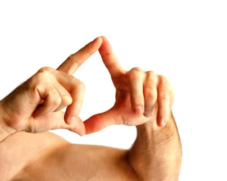 Hands of a man Stock Photos