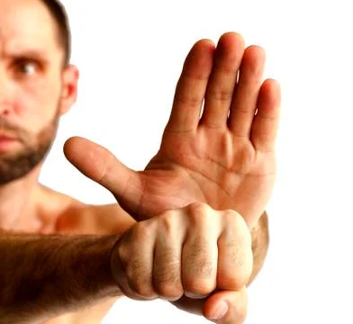 Hands of a man Stock Photos