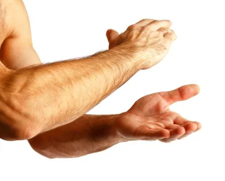 Hands of a man Stock Photos