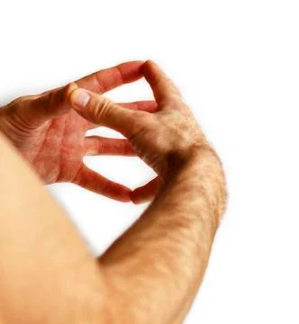 Hands of a man Stock Photos