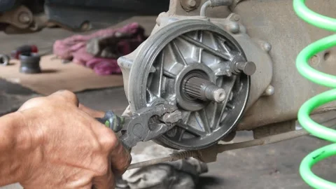 The hands of a mechanic Stock Footage 304724776