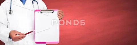 Hands of medical doctor. Stock Photos