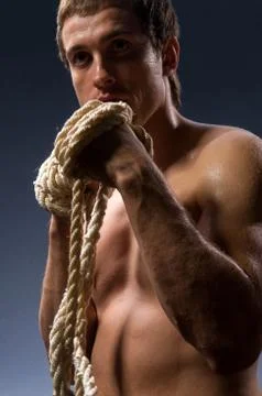 The hands of men 스톡 사진