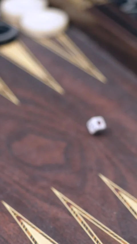 Hands of men playing backgammon Stock Footage 332876129