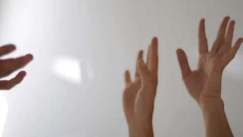 Hands moving up in the air dancing4 库存影片 114383486