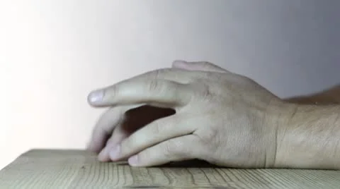 Hands nervously Stock Footage 8847204