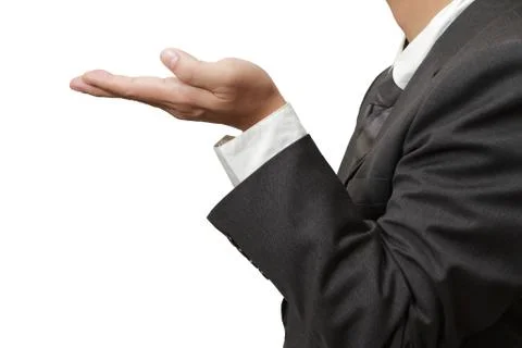 Hands in offering gesture Stock Illustration