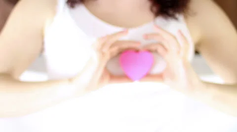 Hands Offering a Heart Stock Footage 34865933