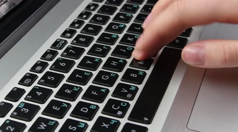 Hands of an office worker typing on keyb... | Stock Video | Pond5