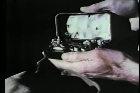 Hands opening box containing electronics device Video stock 11349542