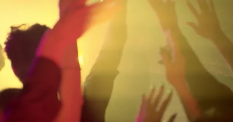 Hands at a Party Stock Footage 88732000