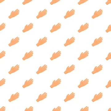 Hands pattern abstract illustration for various backgrounds Stock Illustration