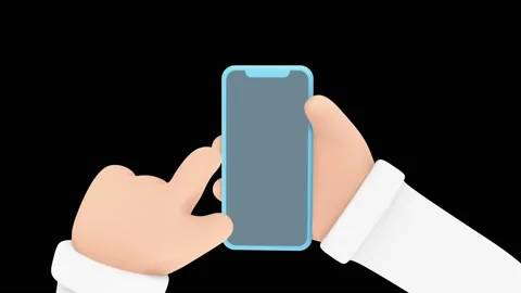 Hands Phone 100 Stock Footage 224263607