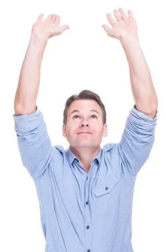 Hands up Stock Photos
