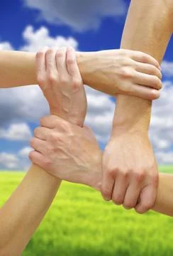 Hands Foto stock