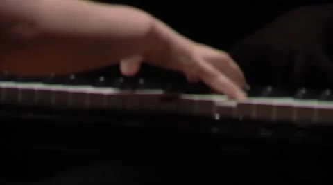 Hands on piano Video stock 1037759