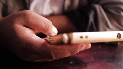 Hands playing smartphone Stock Footage 98617220