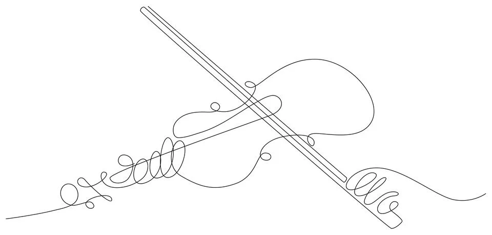 Hands playing violin, Violin player. Violinist playing violin hands bow vector l 库存插图
