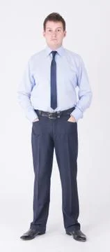 Hands in pockets Stock Photos