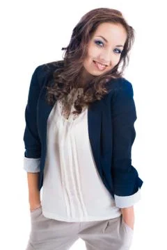 Hands in pockets Stock Photos