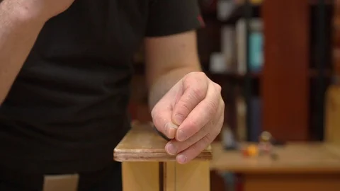 Hands polish plexiglass outdated passenger airplane detail Video stock 127113310